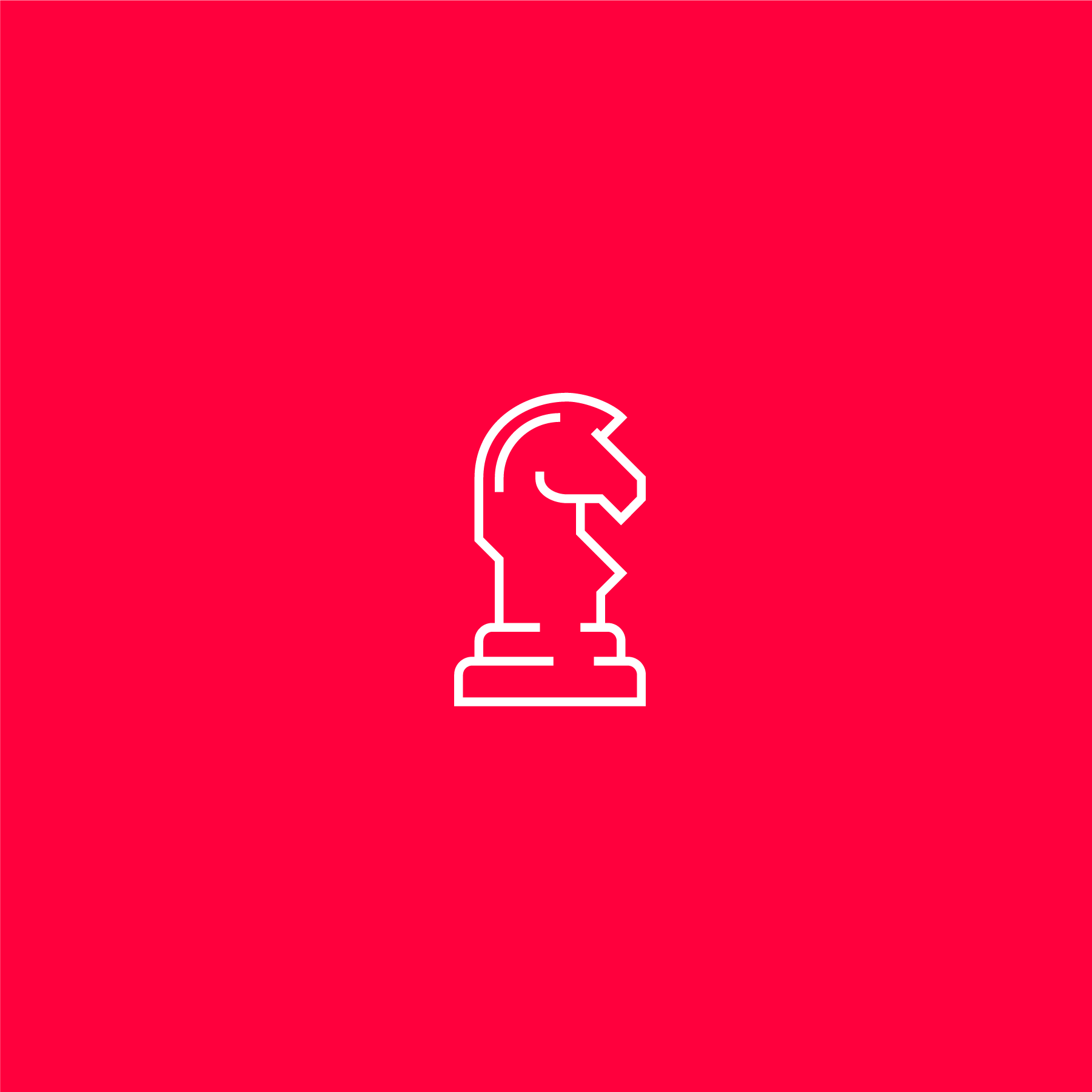 Merkle CRM chess piece Icon red