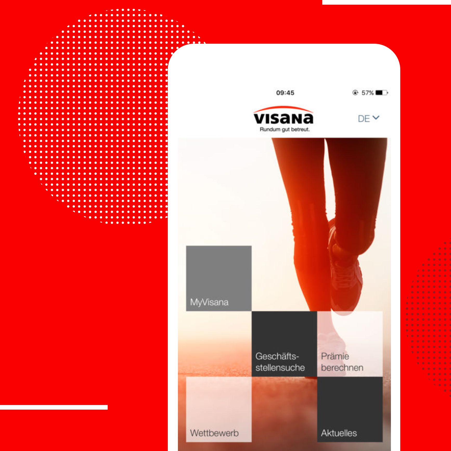 Visana Stagebild mobile view