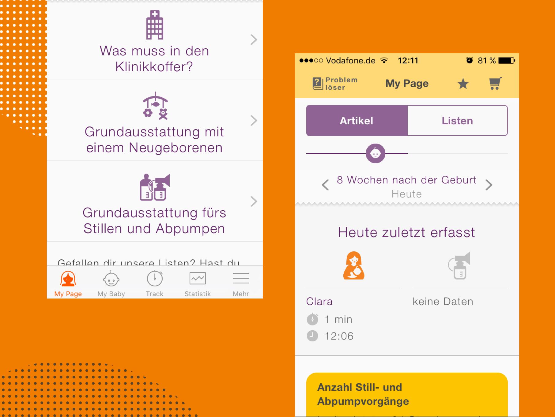 MyMedela App: mobiles Tagebuch für stillende Mütter