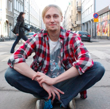Der finnische Aktivist Jaakko Blomberg