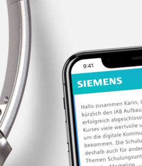 Merkle case study: cutout smartphone Siemens