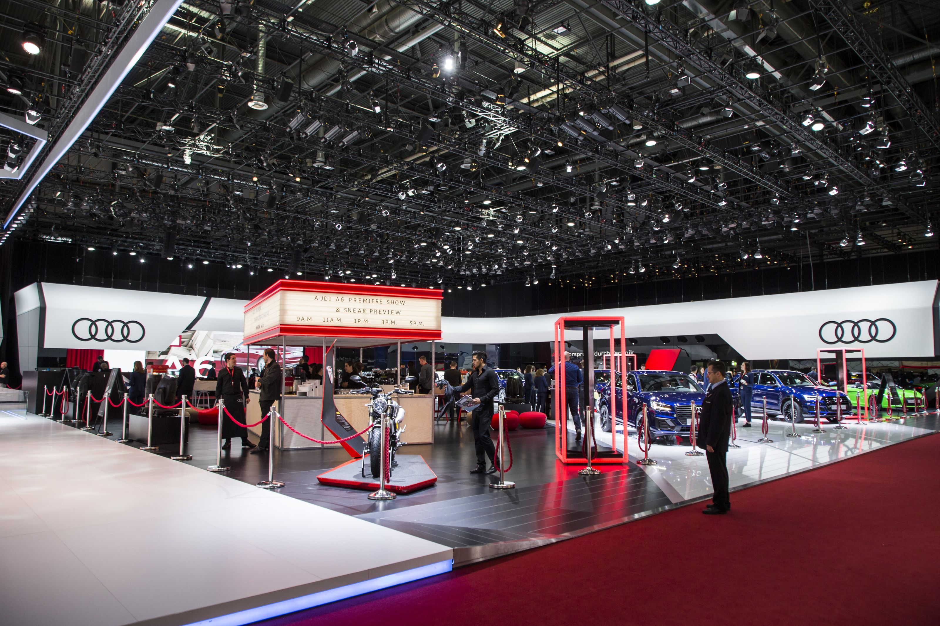Audi Booth at the Geneva Motorshow 2018